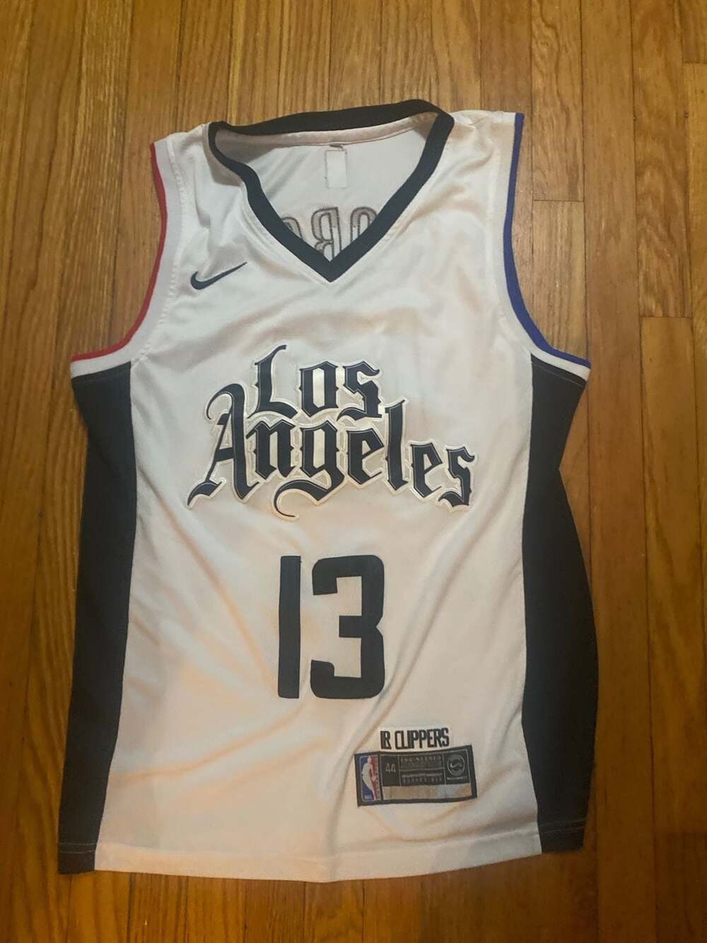 Nike Los Angeles Clippers Paul George 13 City Edition Swingman Jersey White